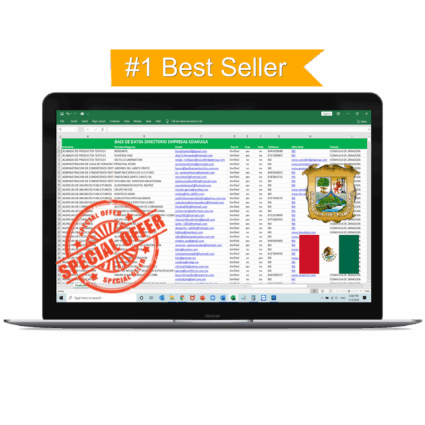 Base de DatosDirectorio Empresas Coahuila