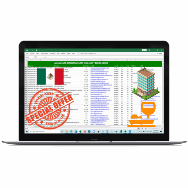 Directorio Alojamientos, Establecimientos de Comida y Bebida México