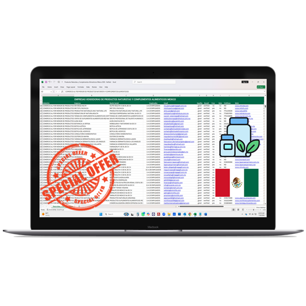 Vendedores de Productos Naturistas y Complementos Alimenticios México